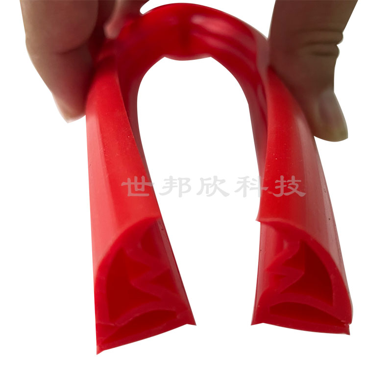 波浪型硅膠密封條防水耐高溫